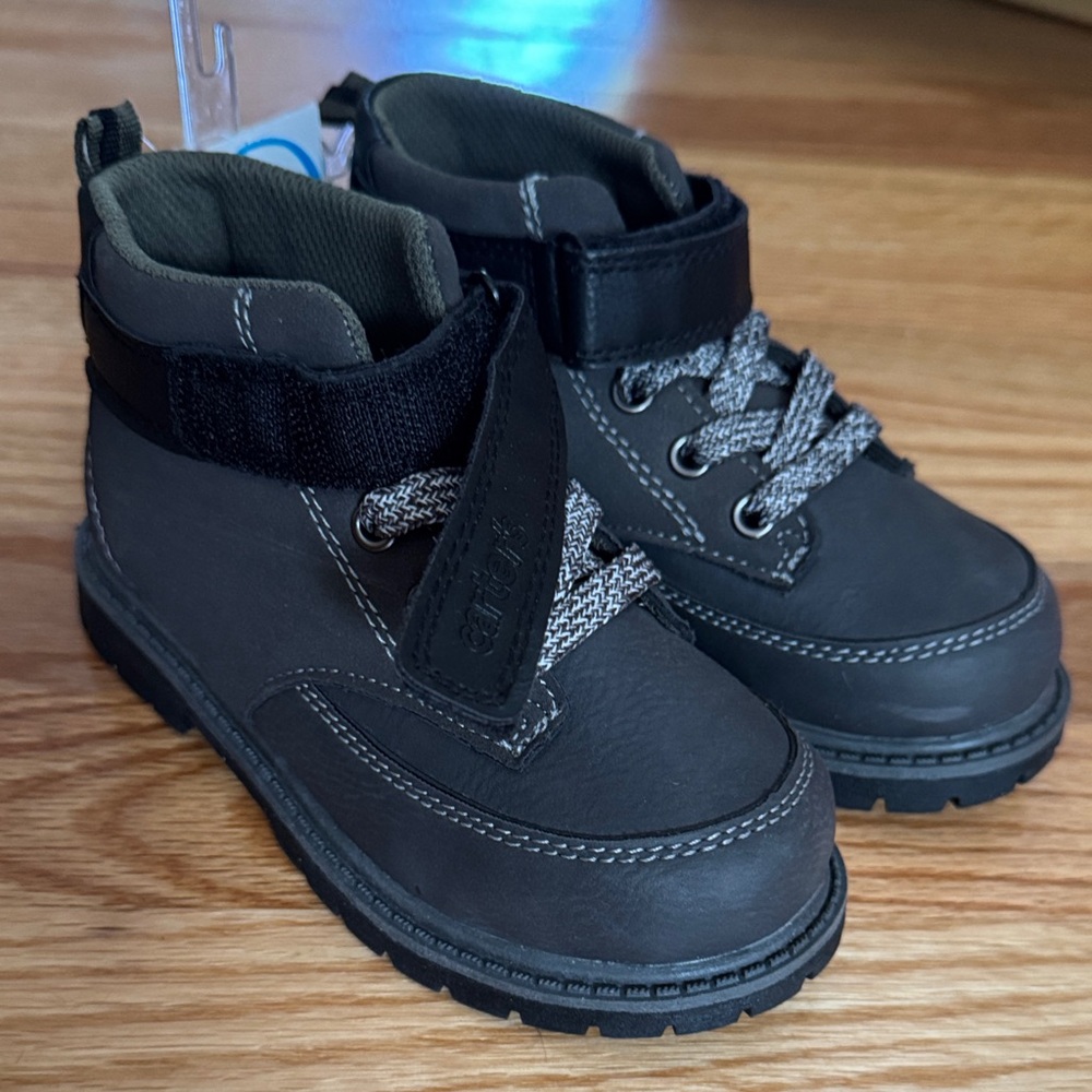Carter's Black and Gray Kids Boots